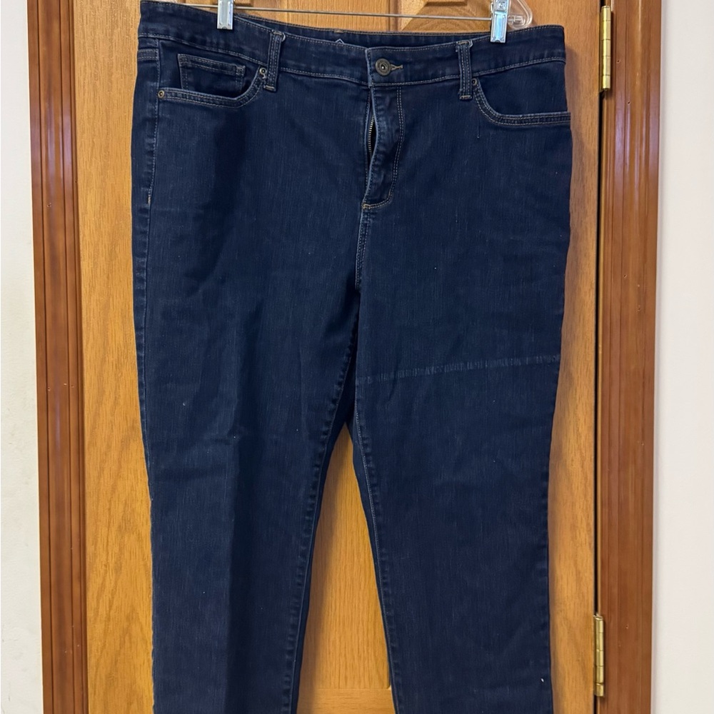 St. John's Bay Straight Leg Denim Blue Jeans Plus size 18S